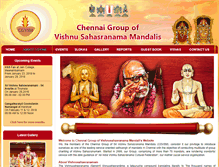 Tablet Screenshot of chennaivishnusahasranamam.com
